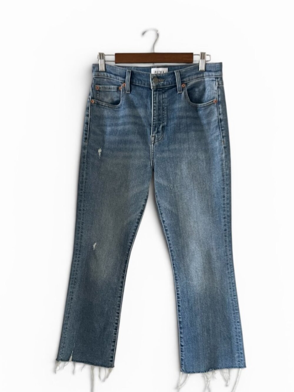Pistola Lennon High Rise Raw Hem Ankle/Crop Jeans Size 29